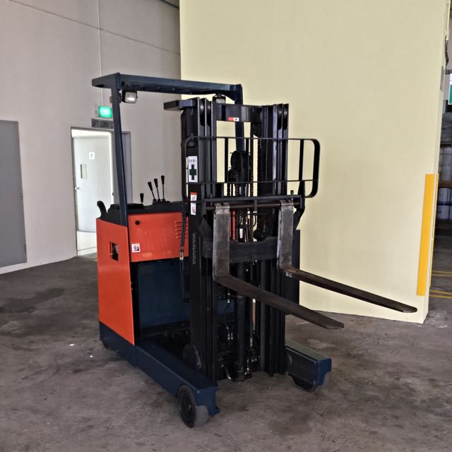 Used Toyota forklift ready for warehouse work in Singapore